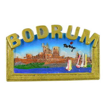 Bodrum Themed Bodrum Themed Polyester Fridge Magnet - 4