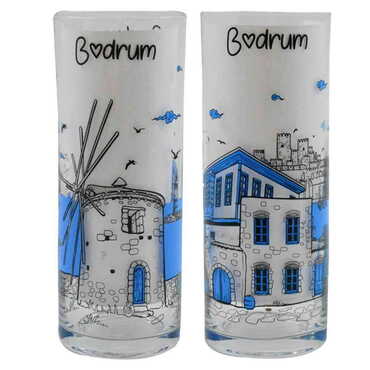 Bodrum Themed Custom Printed Raki-Ouzo Glass - 6