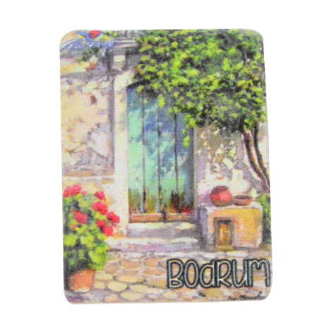 Bodrum Themed Customised Stone Fridge Magnet 60x45 mm - 9