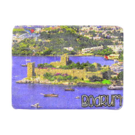 Bodrum Themed Customised Stone Fridge Magnet 60x45 mm - 12