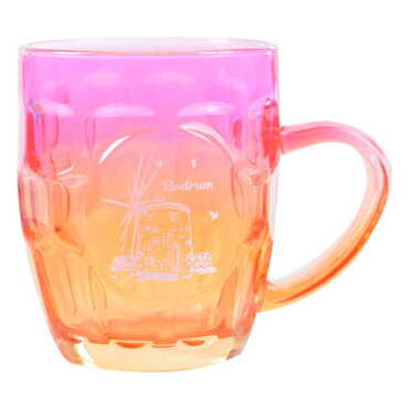 Bodrum Themed Glass Mug - 3