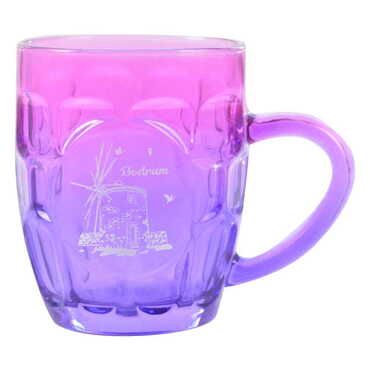 Bodrum Themed Glass Mug - 4