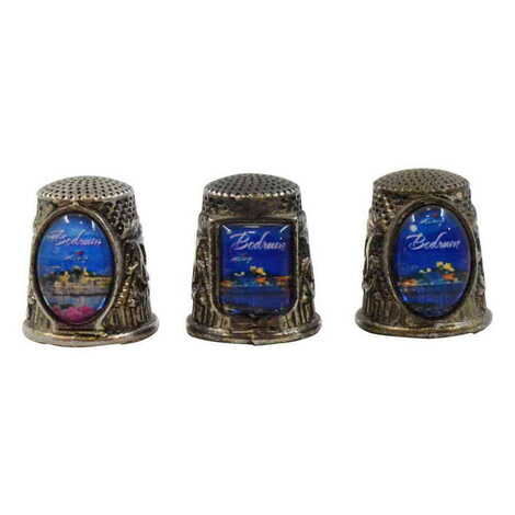 Bodrum Themed Metal Thimble 20X25 mm - 3