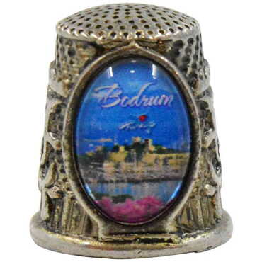 Bodrum Themed Metal Thimble 20X25 mm - 4