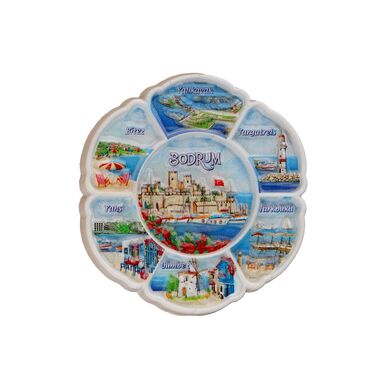 Bodrum Themed Polyester Printed Fridge Magnet - 4