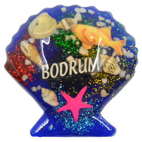 Bodrum Themed Transparent Polyester Photo Fridge Magnet - 9