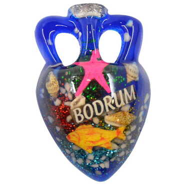 Bodrum Themed Transparent Polyester Photo Fridge Magnet - 16