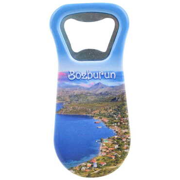 Bozburun Themed Customised Uv Printed Plastic Base Plastic Base Bottle Opener 95x43 mm - 8