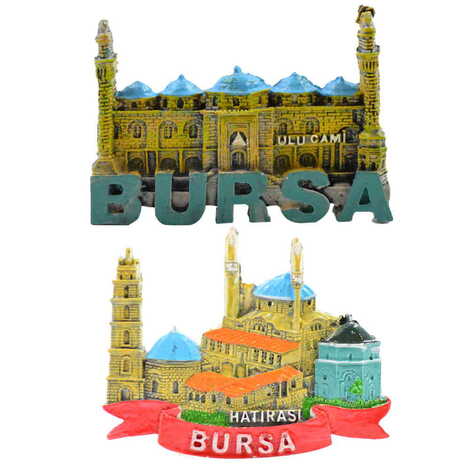 Toptan Bursa Temalı Polyester Magnet - 2