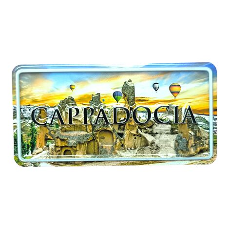 Cappodocia Themed Embossed Pvc Oppression Fridge Magnet - 9