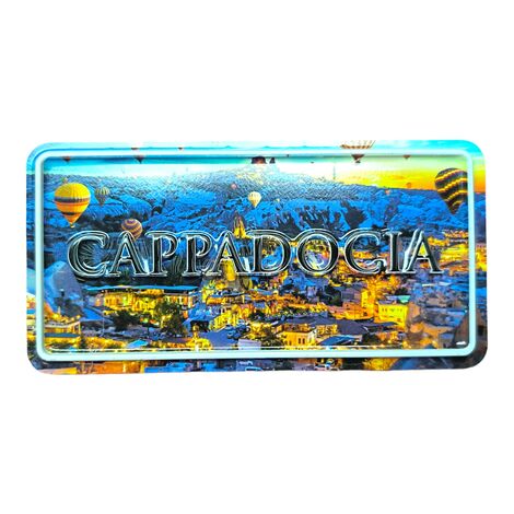 Cappodocia Themed Embossed Pvc Oppression Fridge Magnet - 10