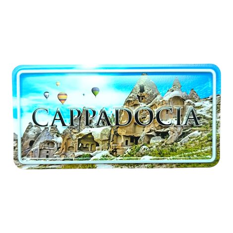 Cappodocia Themed Embossed Pvc Oppression Fridge Magnet - 11