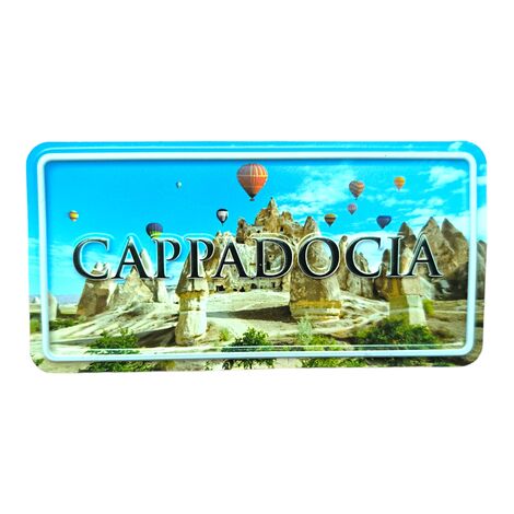 Cappodocia Themed Embossed Pvc Oppression Fridge Magnet - 15