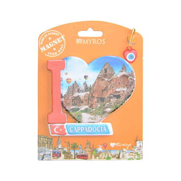 Cappodocia Themed Plastic Base UV Printed Custom Backing Carded Fridge Magnet - 5