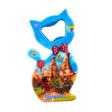 Cappodocia Themed UV Cat Shaped Bottle Opener - 2