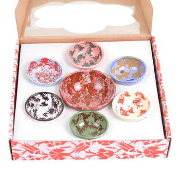 Ceramic Dalmatian Themed Bowl 7pcs 13cm-8 cm - 2