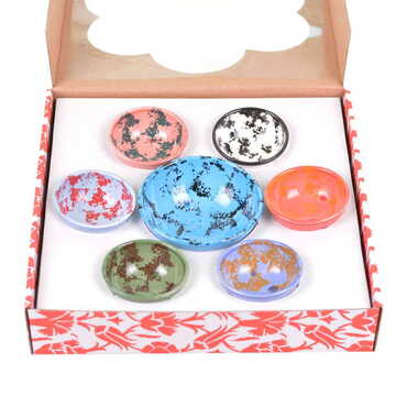 Ceramic Dalmatian Themed Bowl 7pcs 13cm-8 cm - 3