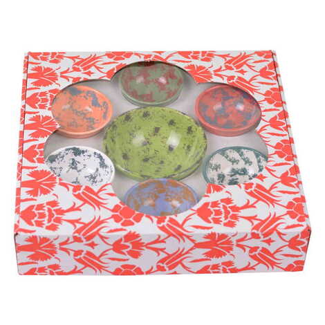 Ceramic Dalmatian Themed Bowl 7pcs 13cm-8 cm - 6