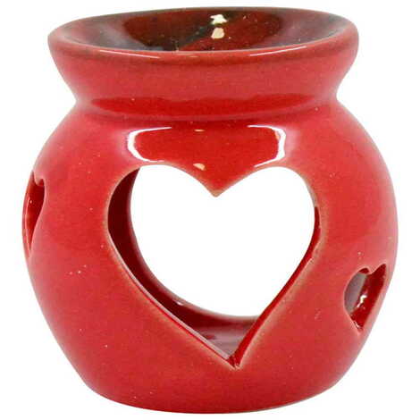 Ceramic Heart Censer Candle Holder - 5