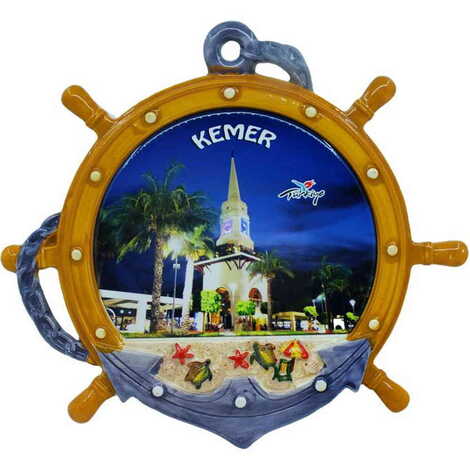 Ceramic Large Size Anchor Shaped Plate 26 Cm - 1