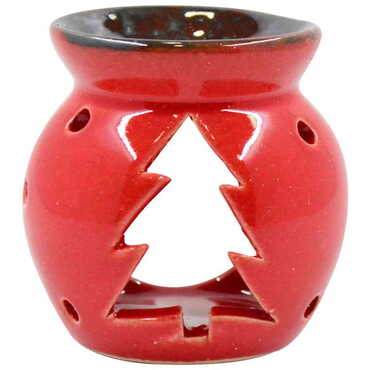 Ceramic Noel Tree Censer Candle Holder - 4