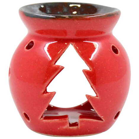 Ceramic Noel Tree Censer Candle Holder - 4