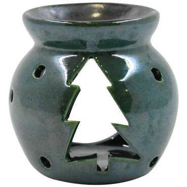 Ceramic Noel Tree Censer Candle Holder - 5