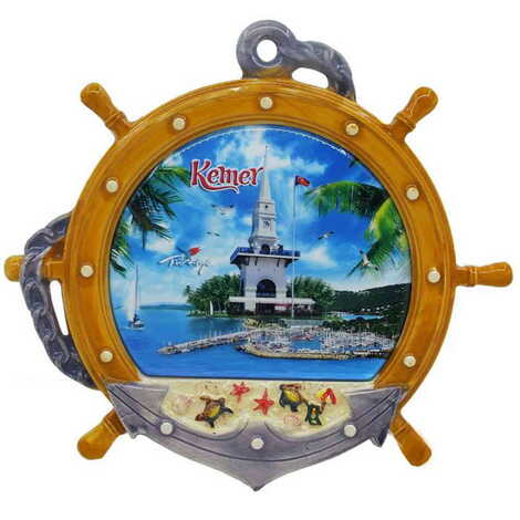 Ceramic Small Size Anchor Shaped Plate 20 Cm - 1