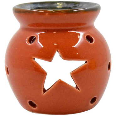 Ceramic Star Censer Candle Holder - 4