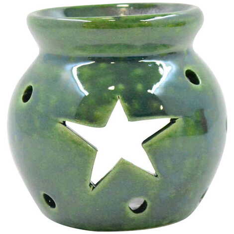 Ceramic Star Censer Candle Holder - 5