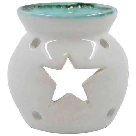 Ceramic Star Censer Candle Holder - 7