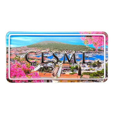 Toptan Çeşme Temalı Kabartma Pvc Magnet 60*120 Mm - 4