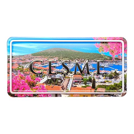 Toptan Çeşme Temalı Kabartma Pvc Magnet 60*120 Mm - 4