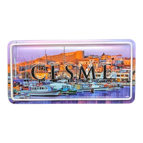 Toptan Çeşme Temalı Kabartma Pvc Magnet 60*120 Mm - 5