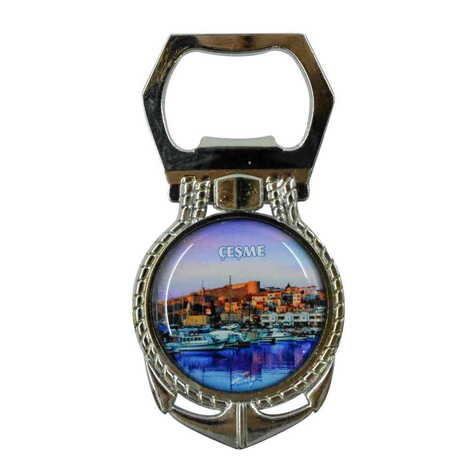 Cesme Themed Metal Anchor Magnetic Opener 40x75 mm - 7