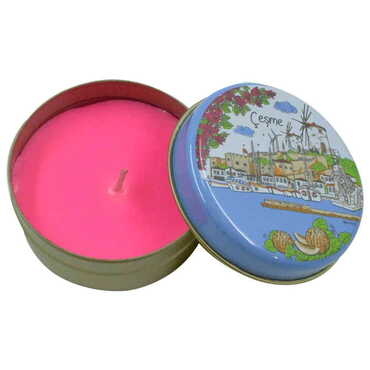 Cesme Themed Tin Boxed Candle 73x35 mm - 3