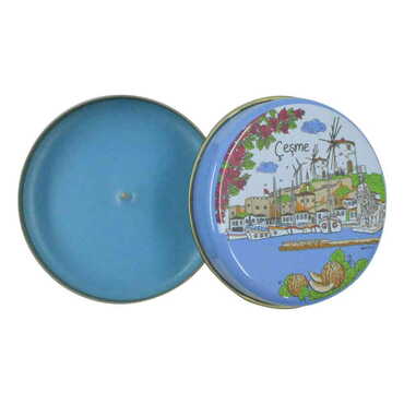 Cesme Themed Tin Boxed Candle 73x35 mm - 4