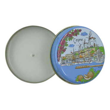 Cesme Themed Tin Boxed Candle 73x35 mm - 6