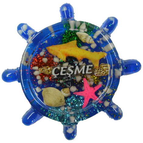 Cesme Themed Transparent Polyester Photo Fridge Magnet - 6