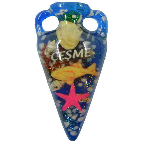 Cesme Themed Transparent Polyester Photo Fridge Magnet - 7