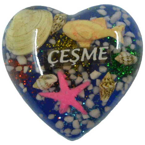 Cesme Themed Transparent Polyester Photo Fridge Magnet - 16