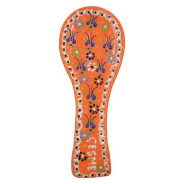 Cesme Themed Turkish Ceramic Relief Serie B Spoon Rest - 3