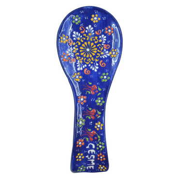 Cesme Themed Turkish Ceramic Relief Serie B Spoon Rest - 5