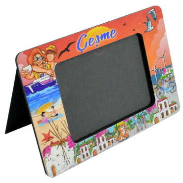 Cesme Themed Wooden UV Printed Desktop Photo Frame - 6