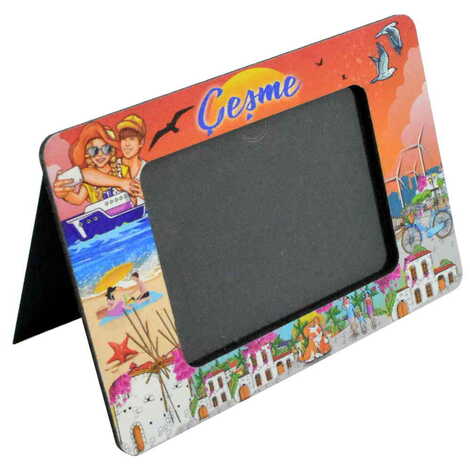 Cesme Themed Wooden UV Printed Desktop Photo Frame - 6