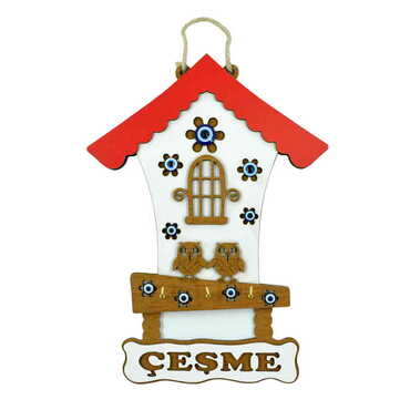 Cesme Themed Wooden Wall Hanging Decoration 25 Cm - 3