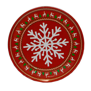 Christmas Themed Customised Metal Tin Coaster 90 mm - 6