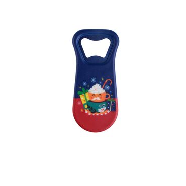 Christmas Themed Customised Uv Printed Plastic Base Plastic Base Bottle Opener 95x43 mm - 3