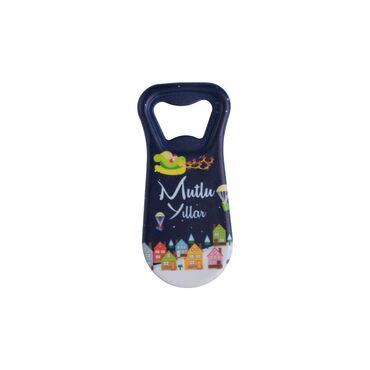 Christmas Themed Customised Uv Printed Plastic Base Plastic Base Bottle Opener 95x43 mm - 9