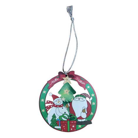 Christmas Themed Customised Wooden Christmas Ornament - 8